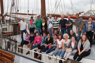 Das Team der Kanzlei Kopp und Partner - Segeltörn in NL 2016